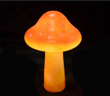 Cartoon Glowing Mushroom A Lights