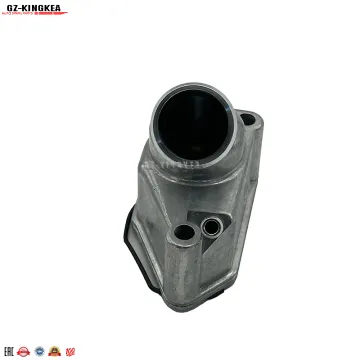Aluminum Thermostat Housing Engine Coolant Water Pump Outlet for Opel Vauxhall