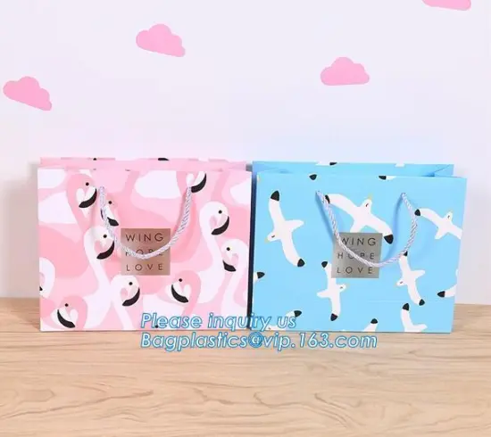 Promotional gold paper gift bag foldable shopping paper bag, fancy wedding gift paper bag, Customized promotional printed gift p