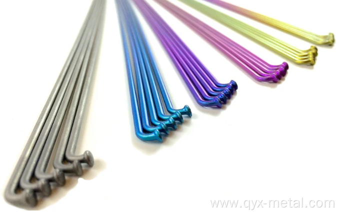 Colored Bicycle and Motorbike Titanium Spokes