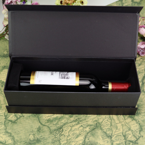 Packaging Champagne Personalizza il logo Magnetic Wine Box