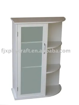 E1 MDF small Cabinet with Glass Door
