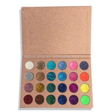 NO LOGO Glitters Eyeshadow Makeup Rainbow Diamond 24 Colors Pressed Eyeshadows Palette