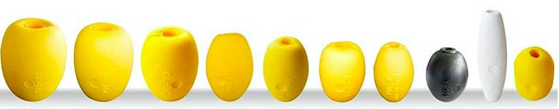 Hardened Rubber Net Floats EVA