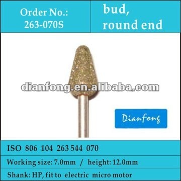 HP bur shape super coarse grit coating diamond polishing tool