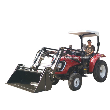 TZ-3 TZ-4 4x4 Tractor Loader: Front End Loader and Back Hoe for Agricultural Farm Equipment