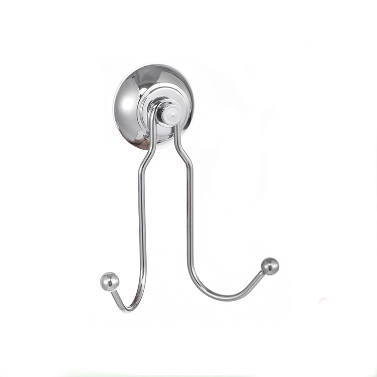 Metal Chrome Suction Suction Wall Mount Hook