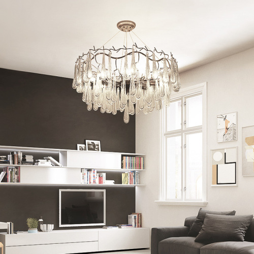 LEDER Beaded Modern Crystal Chandeliers