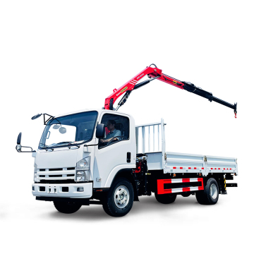 China ISUZU NPR 700P 4x2 Palfinger Crane Truck - 10m Max Height, 3.2 Tons Lift Capacity - For Sale