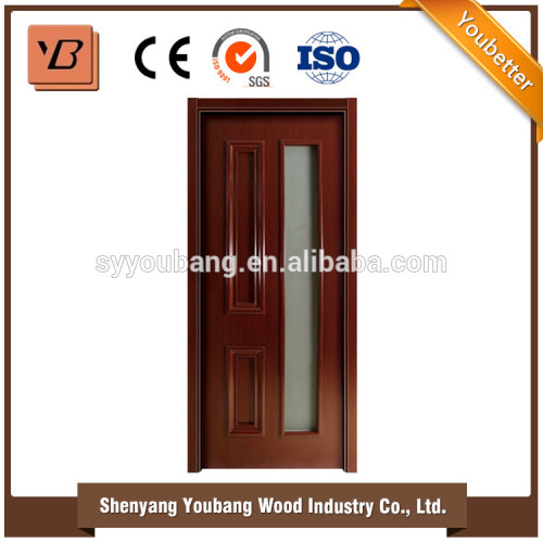 Wooden Solid aluminum entrance door flush aluminum front door in Ship