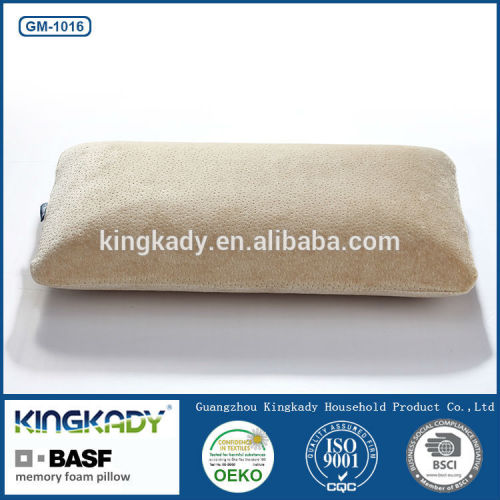 High resilience dreamland shredded memory foam pillow bamboo cover