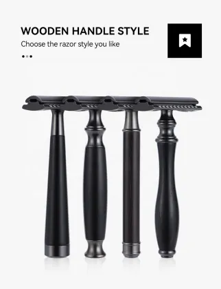 Manual Zero Waste Bamboo Razor for Men: Eco-Friendly Safety Shaving Razor