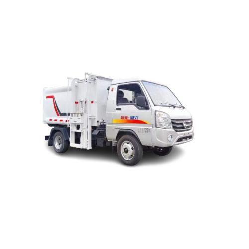 Left hand drive rubbish automatic collect truck