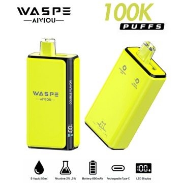 Одноразовые вейпы WASPE 100000 Puffs Pro 2в1