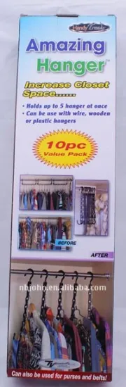 10PCS AMAZING HANGER(PLASTIC HANGER)MAGIC HANGER