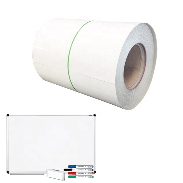 Whiteboard steel sheet 