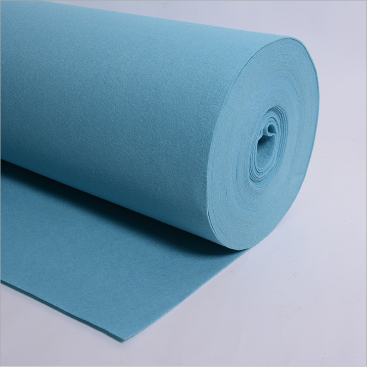 Colorful non woven100% polyester black felt roll3
