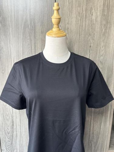 ढीली प्लस आकार फैशन लघु आस्तीन टी-शर्ट