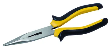 Double color dipped handle long nose pliers