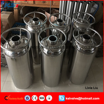 China manufacturer solvent tanks ss304 with jacket closed loop system