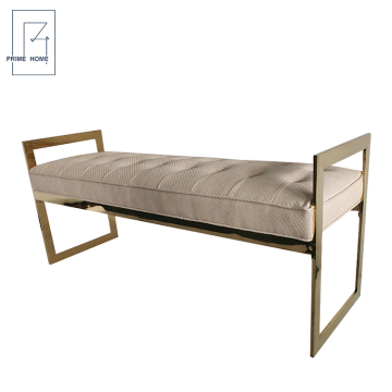 Modern Factory Custom Soft Fabric Bench for Living Room