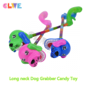 Pink Dog Long Neck Toy