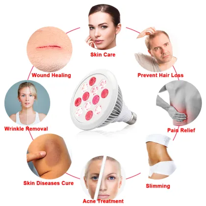 Red Light Bulb Red Infrared Therapy Lamp