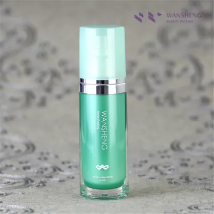 acrylic organic skin care bottle
