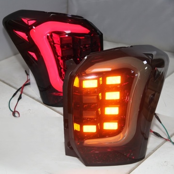 Éclairage arrière à bande LED pour Subaru Forester 2013-2015 (Logement rouge, couverture noire fumée)