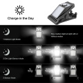 Lampada solare a LED esterno in stile clip