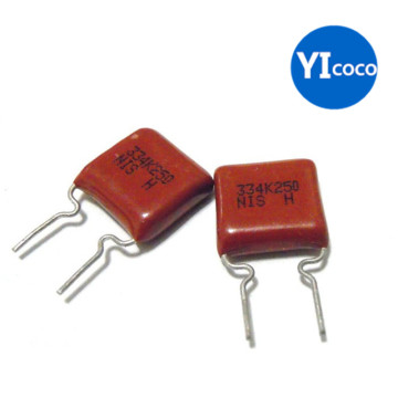 0.33uF (330nK) 250V OFC 4x12x12 Non-Inductive MKP Capacitor - 100% NEW