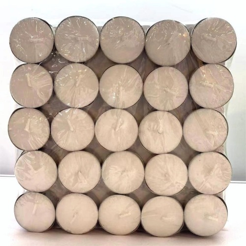 50pacs shrink bag pack private label tealight candles