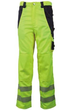 Hi Vis Orange Work Pants with Reflective Stripe