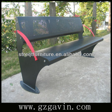 Perforated metal park benches for sale cheap park benches