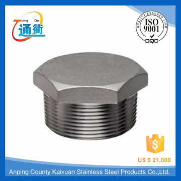 male threaded casting stainless steel tapered pipe plugs