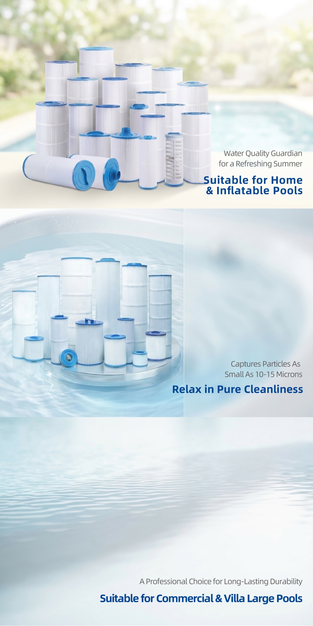 4.Swimming Pool Filter Cartridge Detail Page