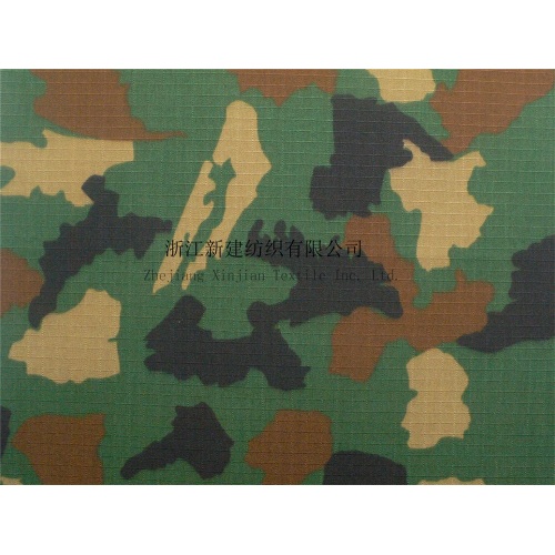 TC Rip-Stop Afrika Woodland Fabric Camouflage