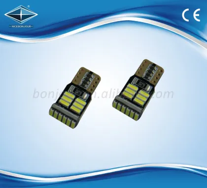 Super bright 2835 15 SMD T10 W5W LED canbus width light interior light for car