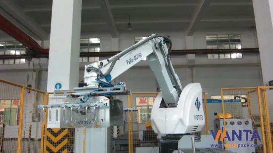 Industrial Robot Palletizer 130 Kg Load Designed For Food And Pharmaceutical Palletizing