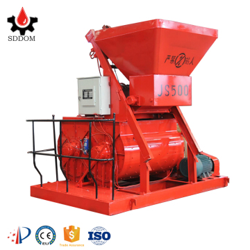 Twin Shaft Concrete Mixer with Cement Hopper for Concrete Cement Mixing Machine