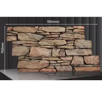 Artificial Stone Lightweight PU Stone Wall Panels for 3D Wall Decoration