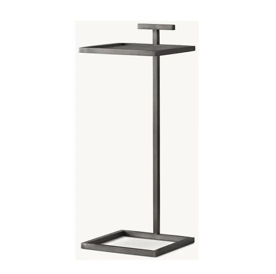 Modern Aluminum Frame Indoor Outdoor Coffee Table for Hotels and Restaurants