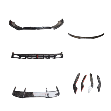 AE Style Forged Carbon Fiber Upgrade Kit for 2016-2018 Audi RS6 C7.5: Enhance Your Vehicle's Aesthetic with Premium Front Lip, Bumper Spoiler, Rear Diffuser, and Spoiler