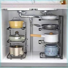 Metal Kitchen Wall Shelf Storage Rack