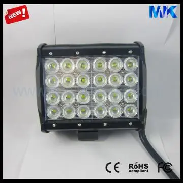 New 2013 72W 12V/24V 5040LM four rows cree auto part led light bar