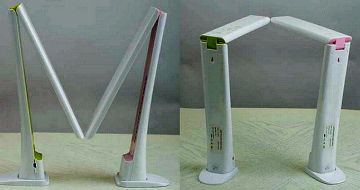 Low Power Green Energy Folding Led Desk Lamp , Environment Protection And Portable