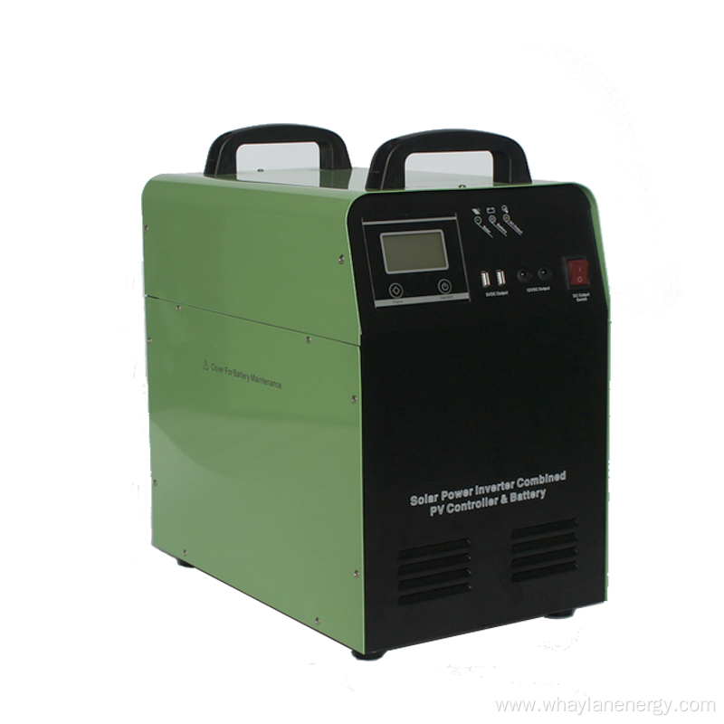 Off grid outdoor portable solar system generator