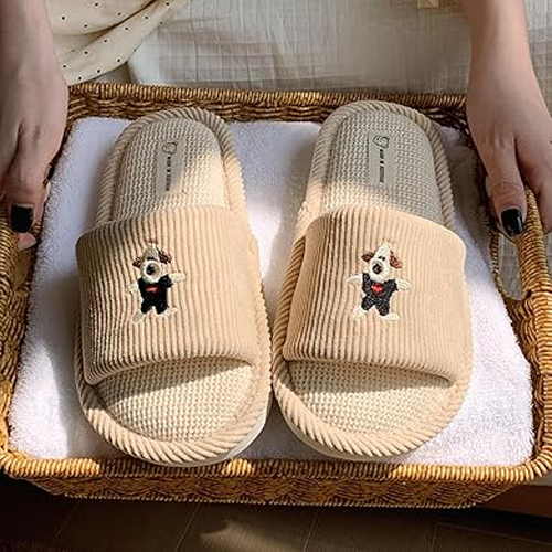 Soft Dwell · Fluffy and Romantic Home Slippers