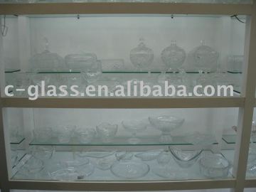 machine press glass candy jar,glass plate