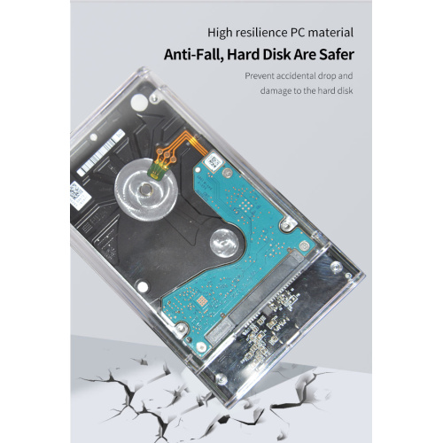 External Hdd Drive Enclosure Portable Pocket HDD & SSD Adhesive Carrying Case Manufactory